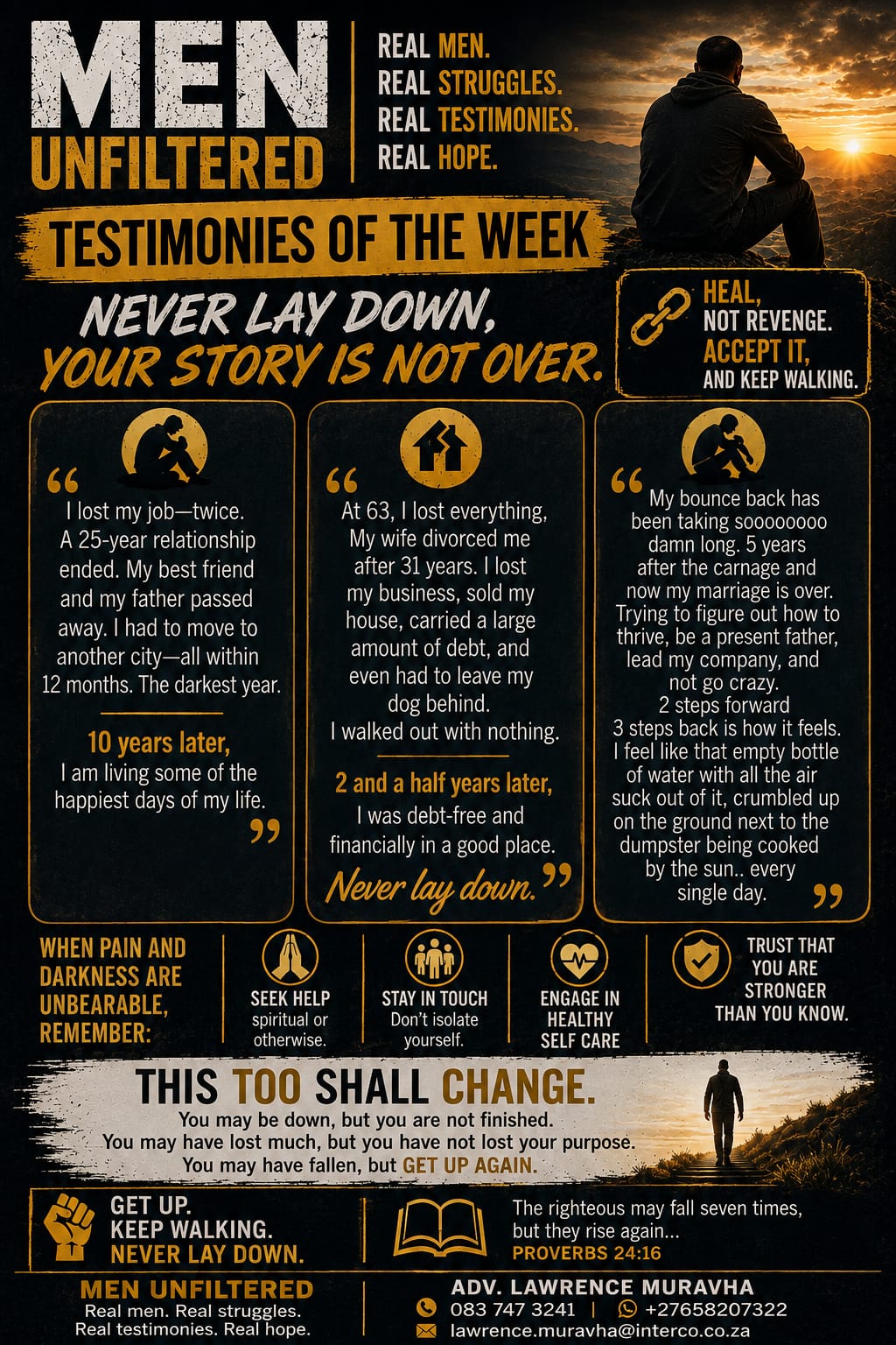 Testimonies of the Week: Never Lay Down, Your Story Is Not Over