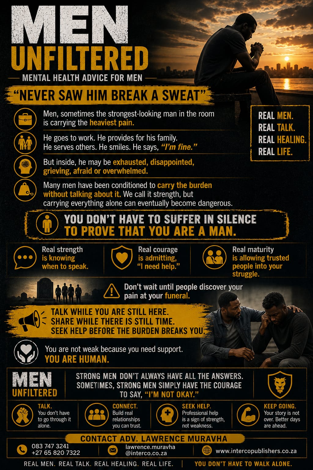 Never Saw Him Break a Sweat — Mental Health Advice for Men