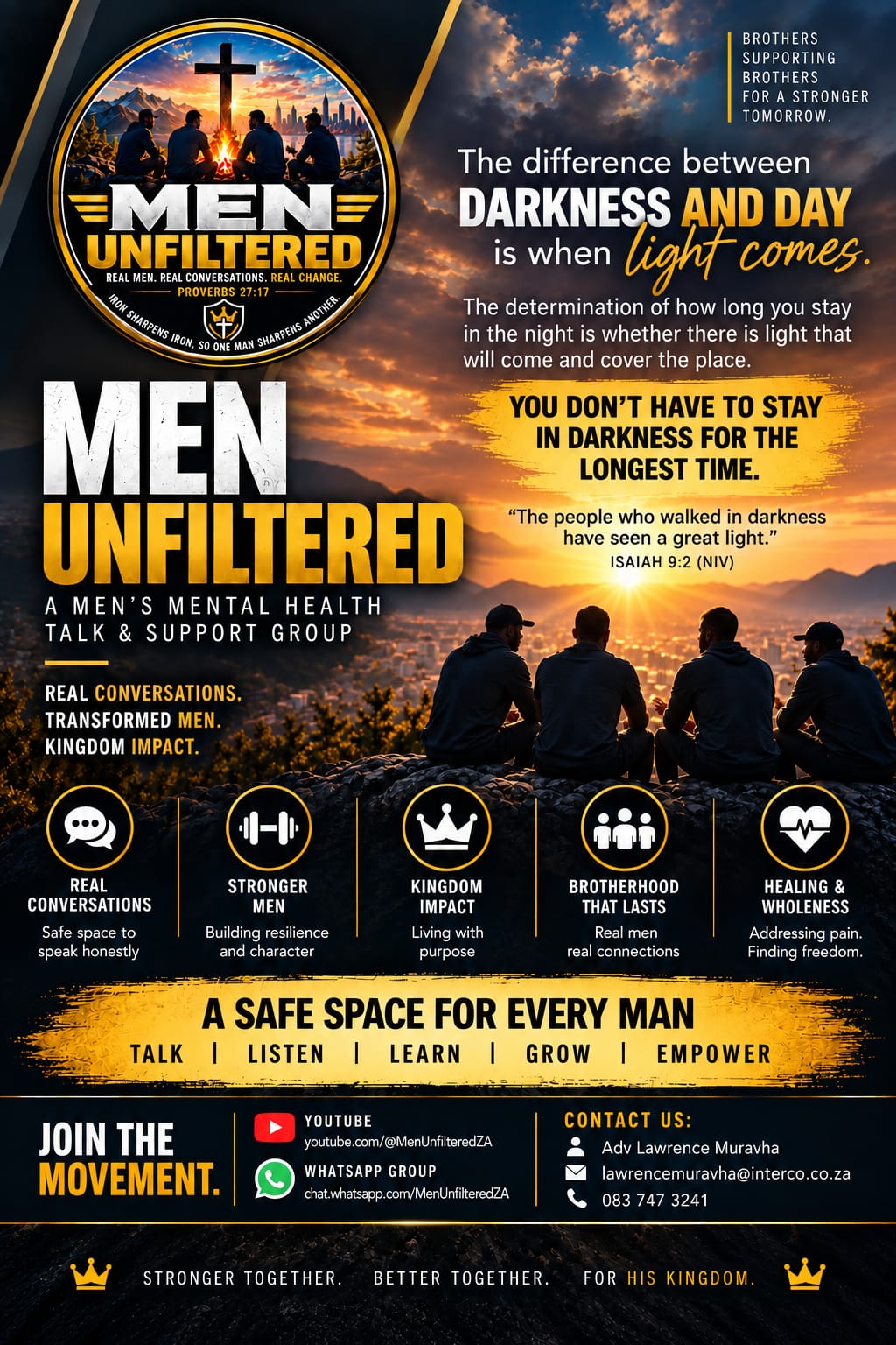 Men’s Talk — Recent Gathering (Part 2)